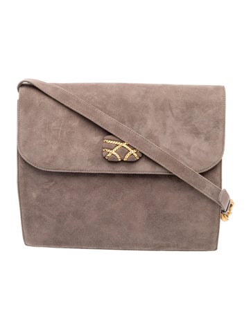 Suede Crossbody Bag