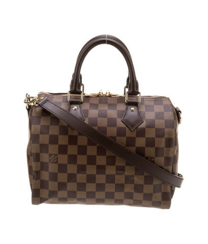 Louis Vuitton Vuitton Damier Ebene Speedy Bandouliere 25
