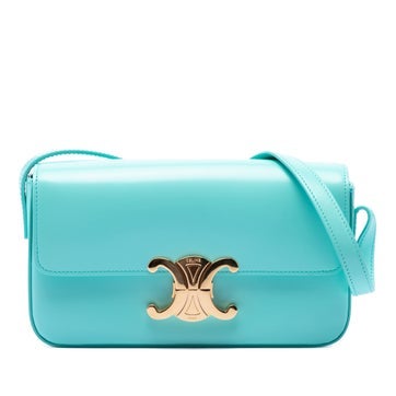 Celine Calf Leather Shiny Calfskin Claude Shoulder Bag