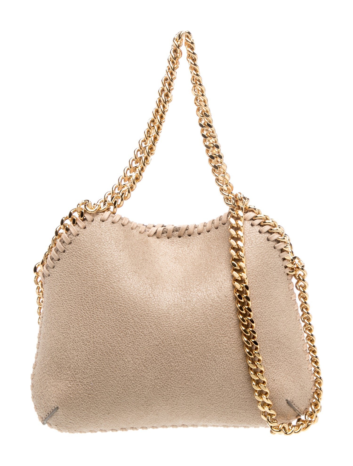 Stella McCartney Vegetarian Suede Shoulder Bag