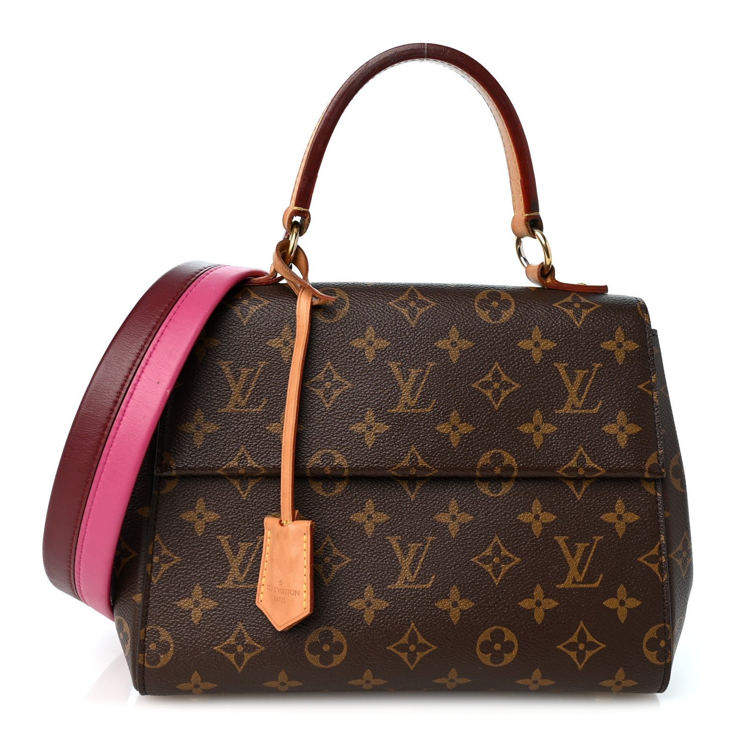 Louis Vuitton Monogram Cluny BB Bordeaux Fuchsia