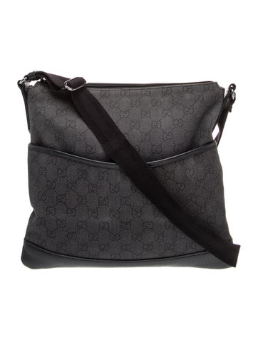 GG Denim Crossbody Bag