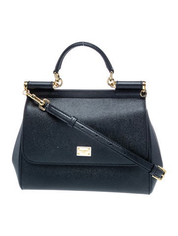 Dolce & Gabbana Leather Top Handle Bag