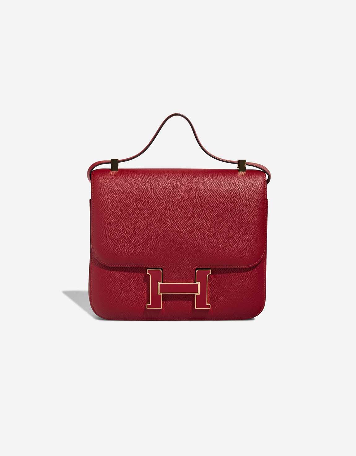 Hermes 
		Constance 24 Epsom Rouge Grenat / Bougainvillier    