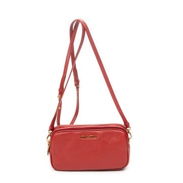Leather Mini Double Zip Camera Crossbody
