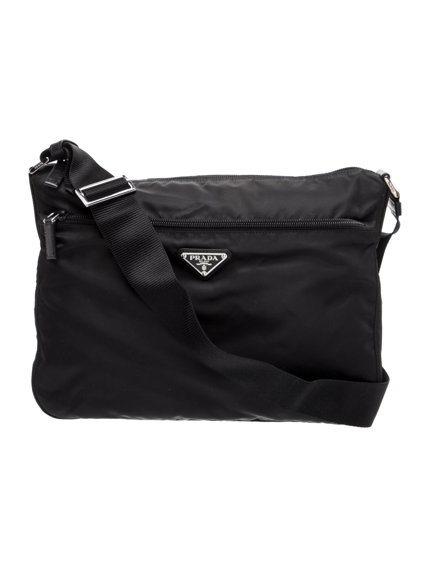 Enameled Metal Triangle Shoulder Bag