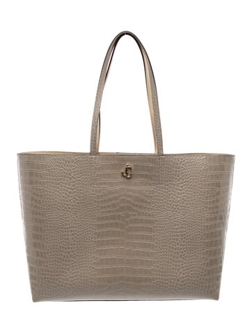 Embossed Leather Tote