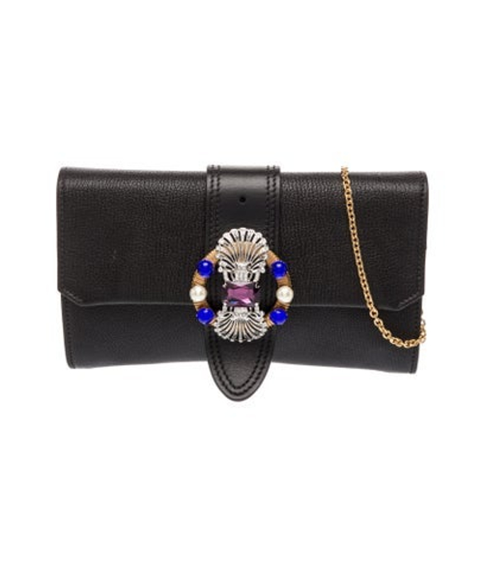 Miu Miu Miu Leather Clutch