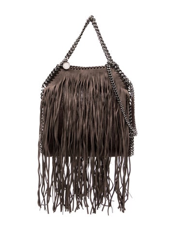 Stella McCartney Vegetarian Suede Shoulder Bag