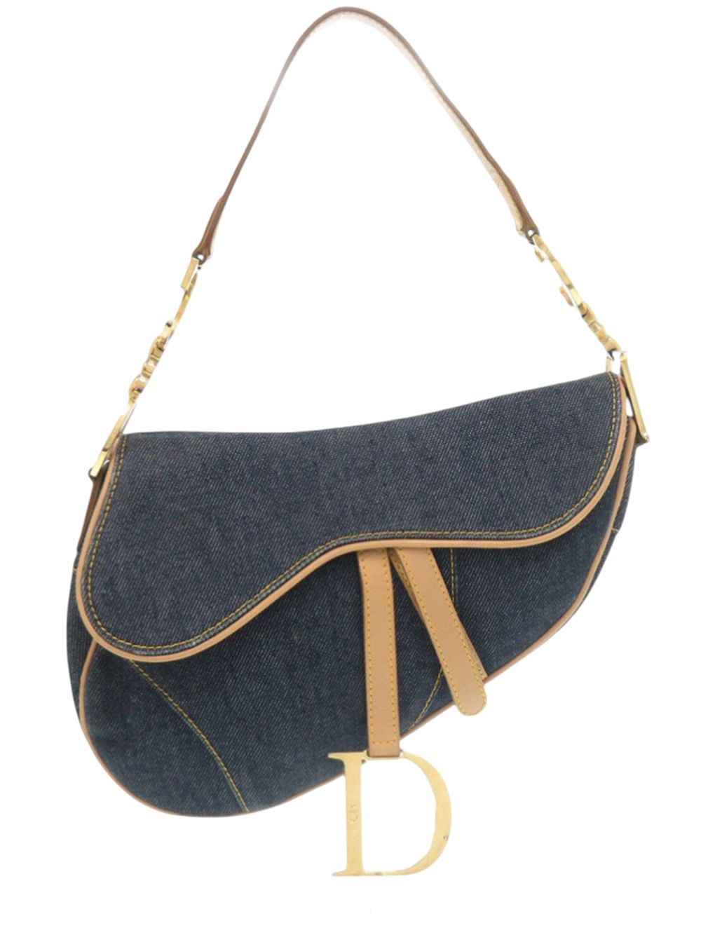 2000 Denim Saddle Bag shoulder bag