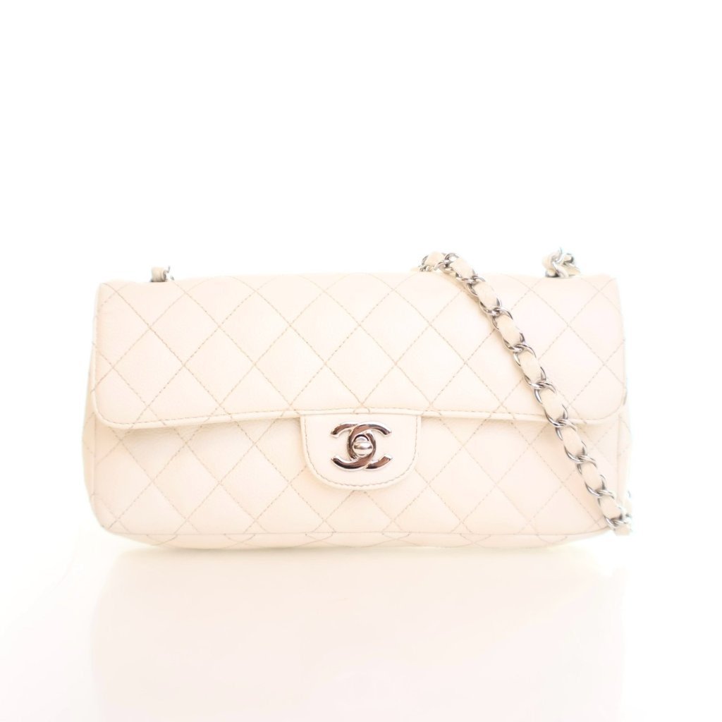 Chanel Medium Caviar East West Single Flap Bag