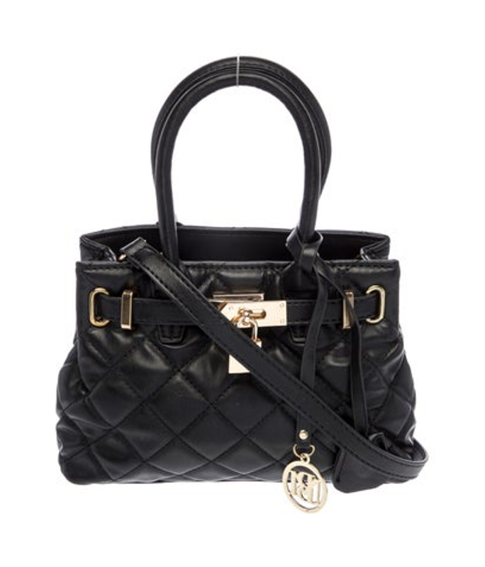 Badgley Mischka Mischka Leather Top Handle Bag