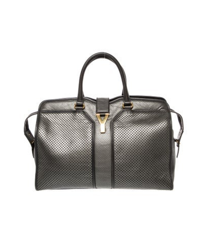 Saint Laurent Saint Laurent Leather Cabas Chyc Tote Medium