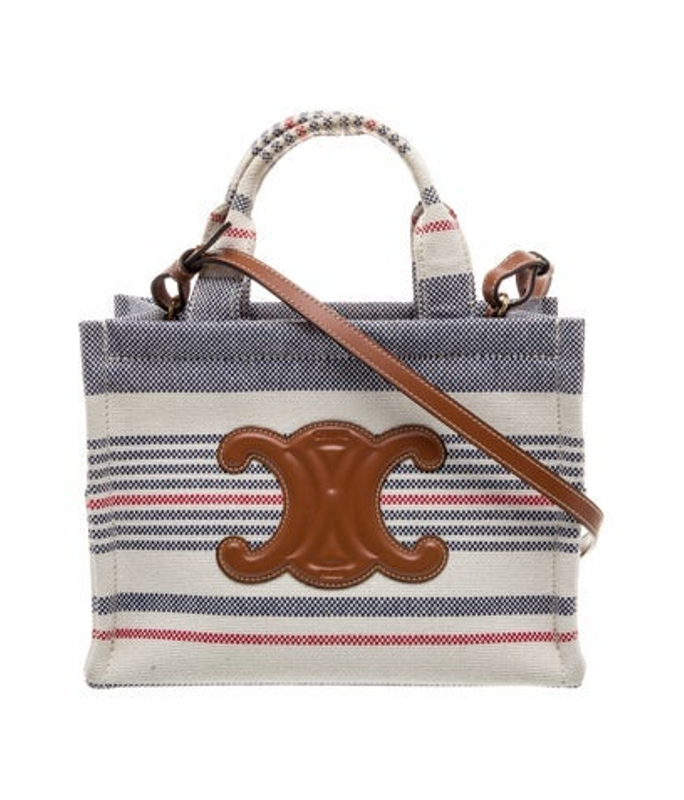 Celine Canvas Cabas Thais Tote Small 2024