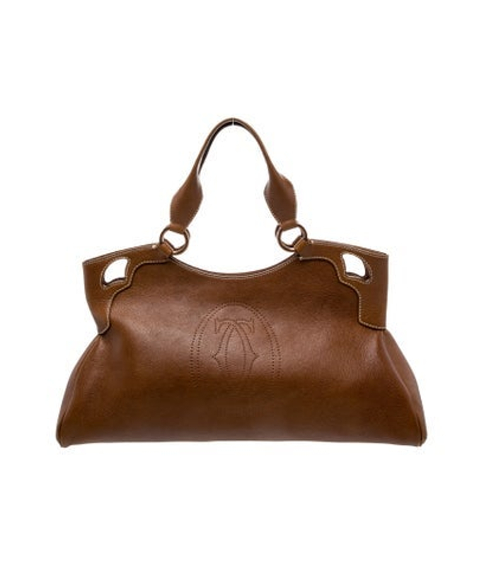 Cartier Leather Top Handle Bag