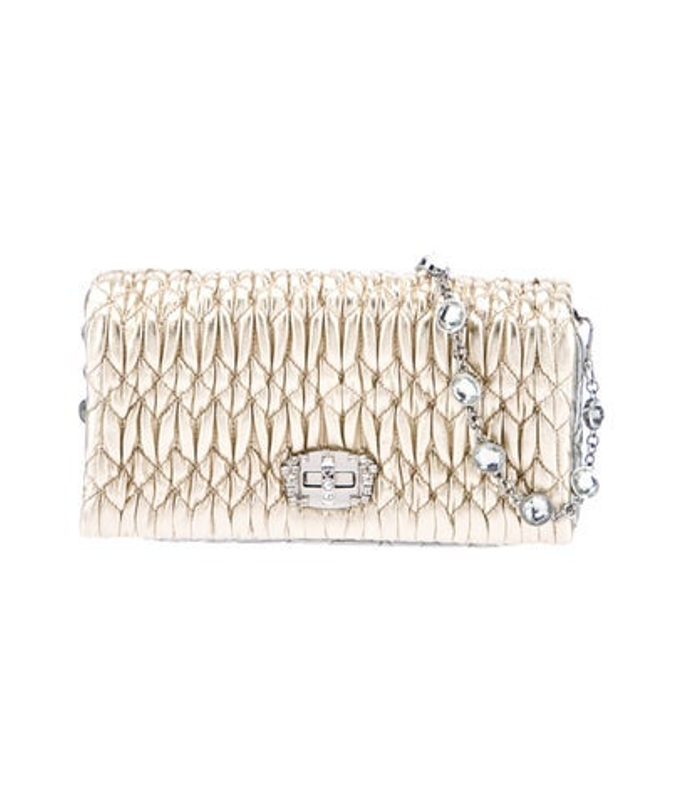Miu Miu Miu Leather Shoulder Bag