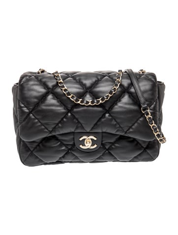Large Bubble Flap Bag