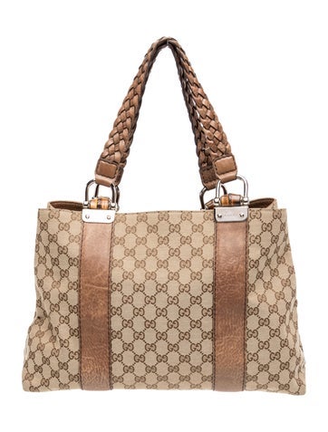 GG Canvas Bamboo Bar Medium