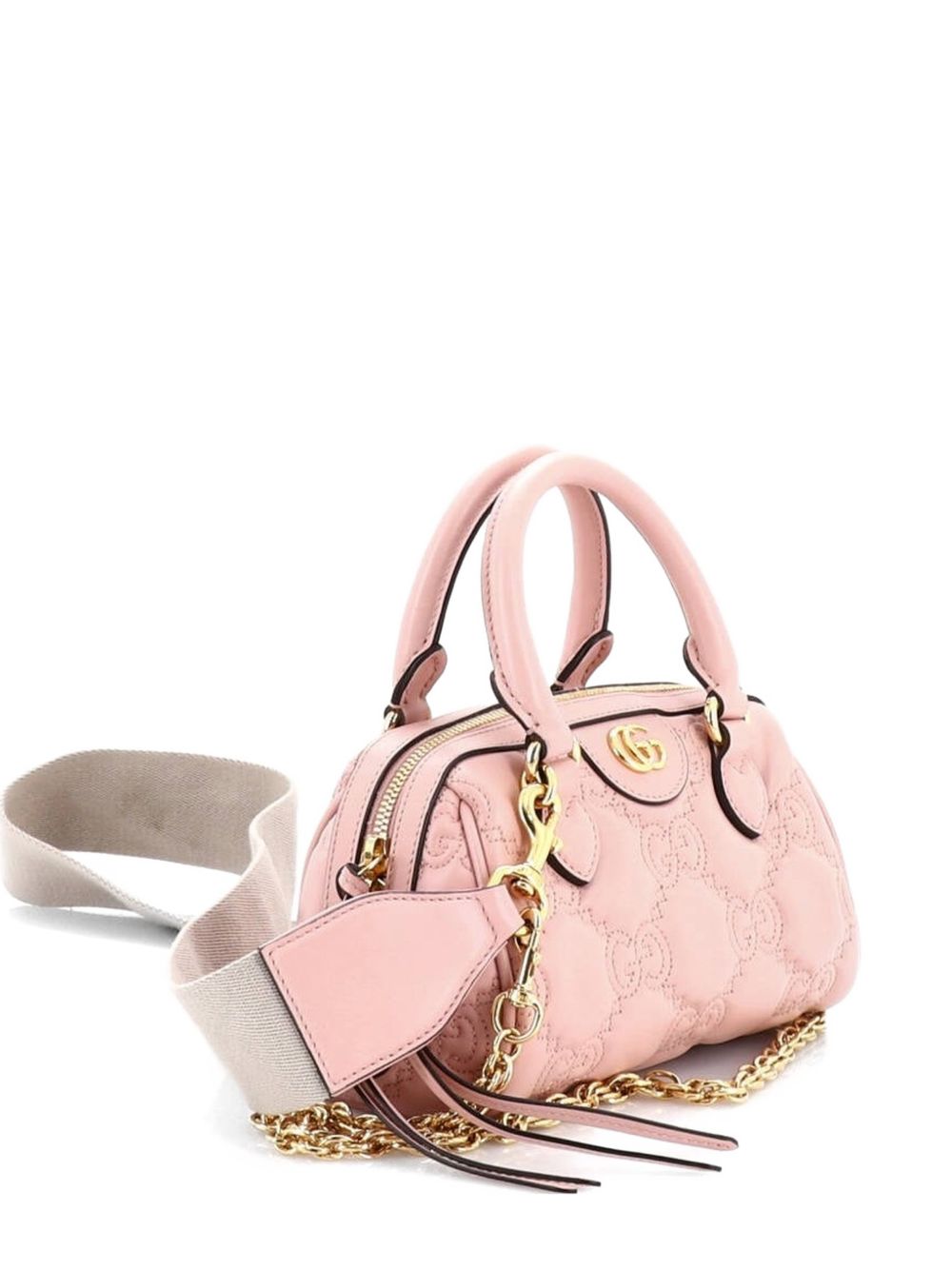 Ophidia Convertible Boston Top Handle Bag GG Matelasse Leather Mini crossbody bag