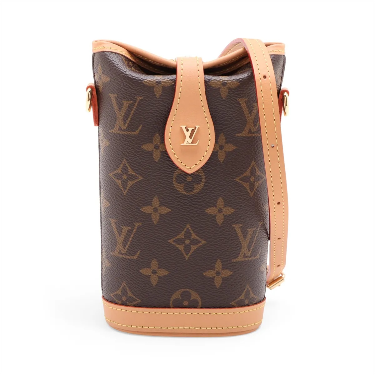 Louis Vuitton Monogram Fold Me Pouch M80874 Brown There was an RFID response