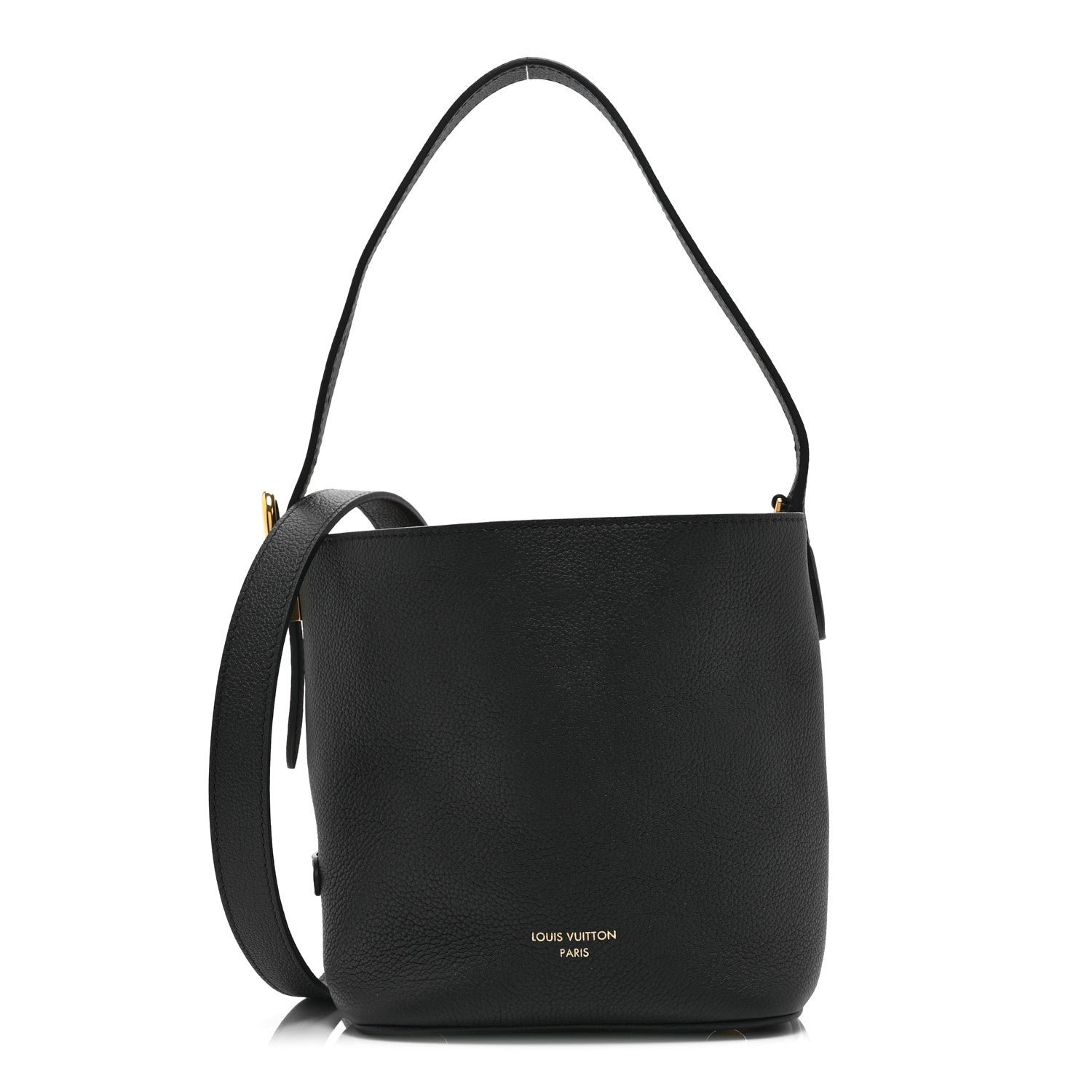 Louis Vuitton Grained Calfskin Low Key All In BB Black