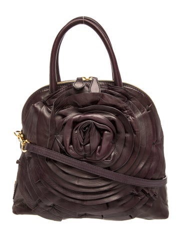 Leather Top Handle Bag