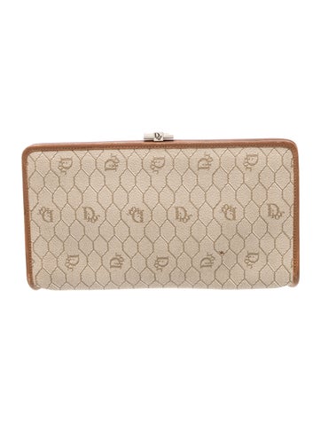 Signature Vintage Coated Canvas Clutch Bag Vintage