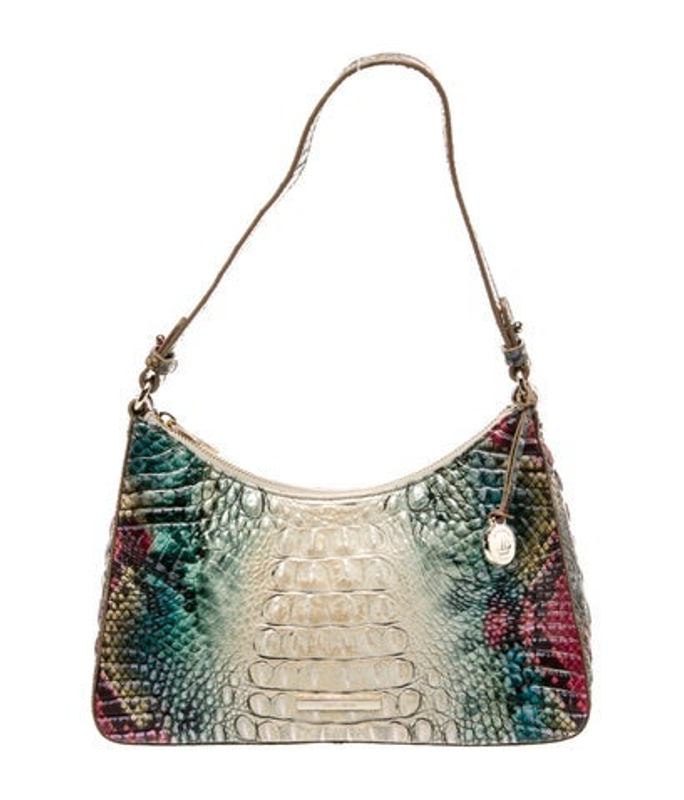 Brahmin Embossed Leather Shoulder Bag