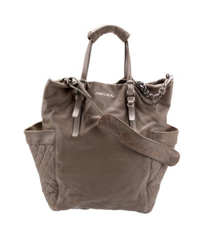 Jimmy Choo Choo Leather Top Handle Bag
