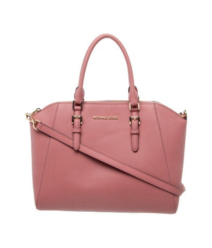 Michael Kors Kors Saffiano Leather Top Handle Bag