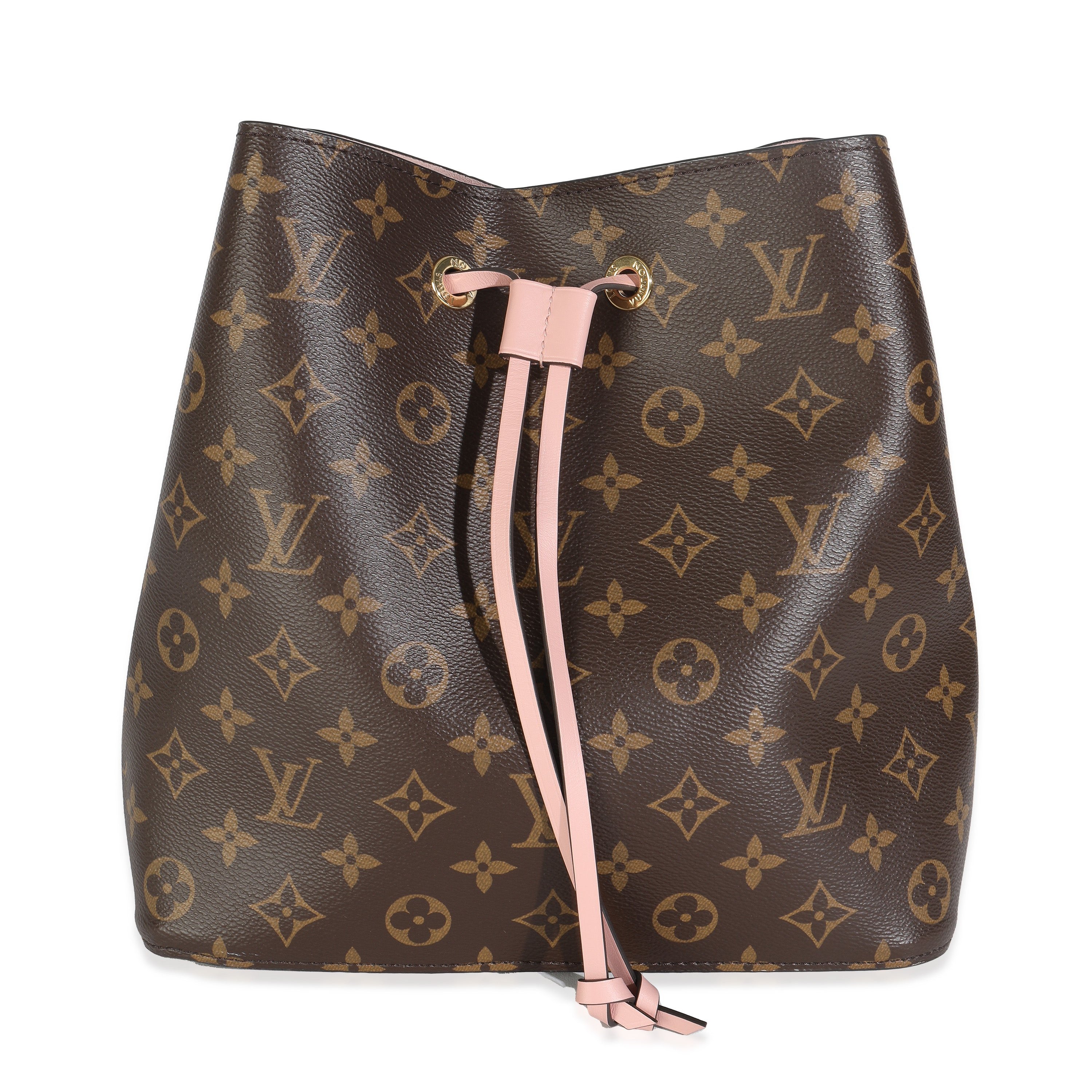 Louis Vuitton Rose Poudre Damier Ebene Canvas Neonoe MM