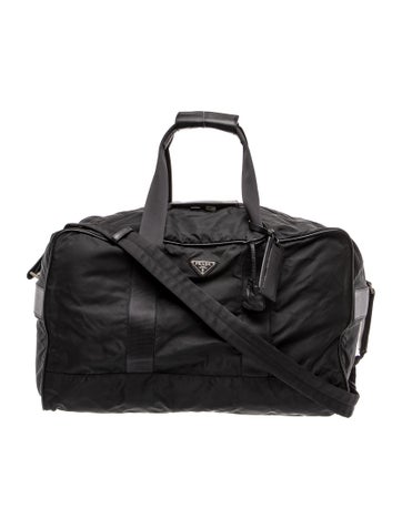 Enameled Metal Triangle Weekender Bag Vintage