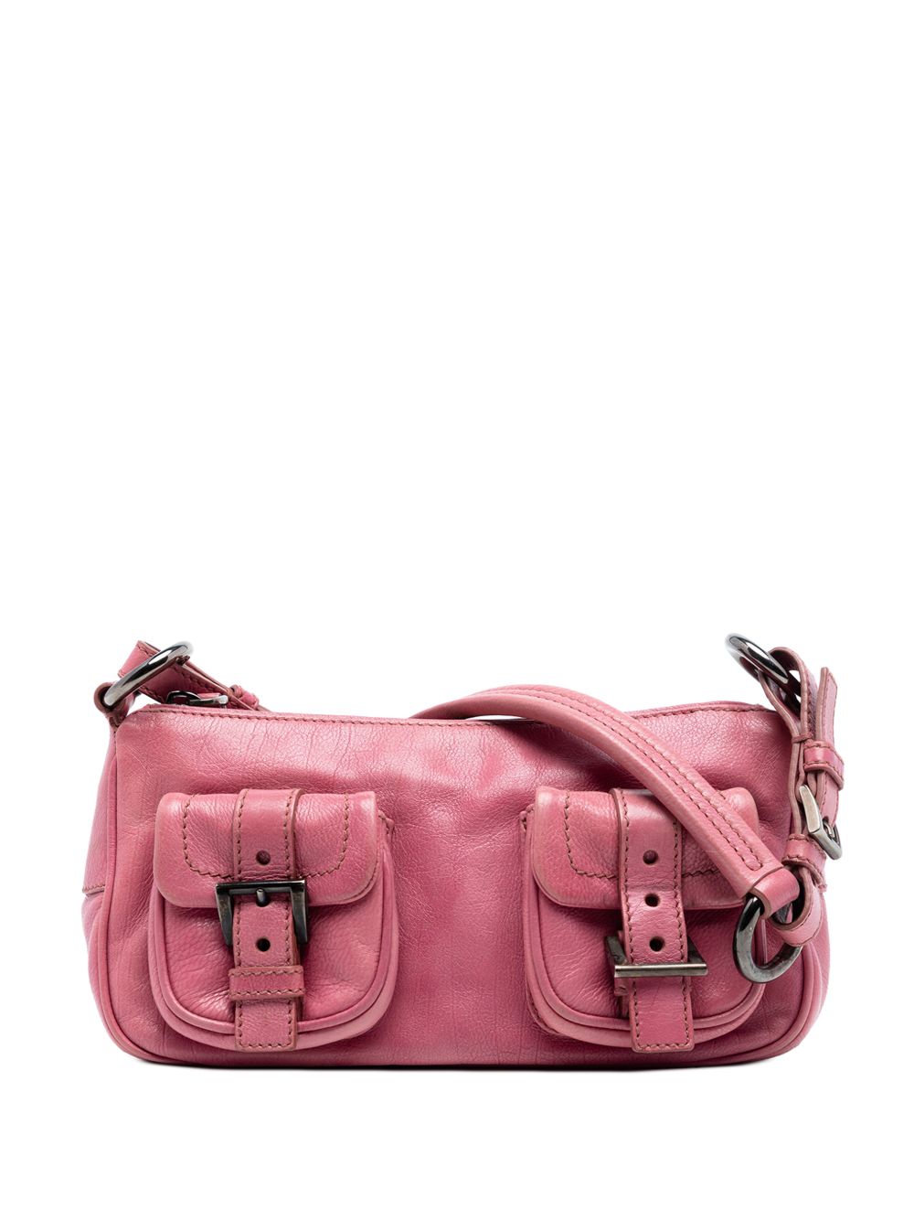2013-2026 Soft Calf Double Pocket shoulder bag