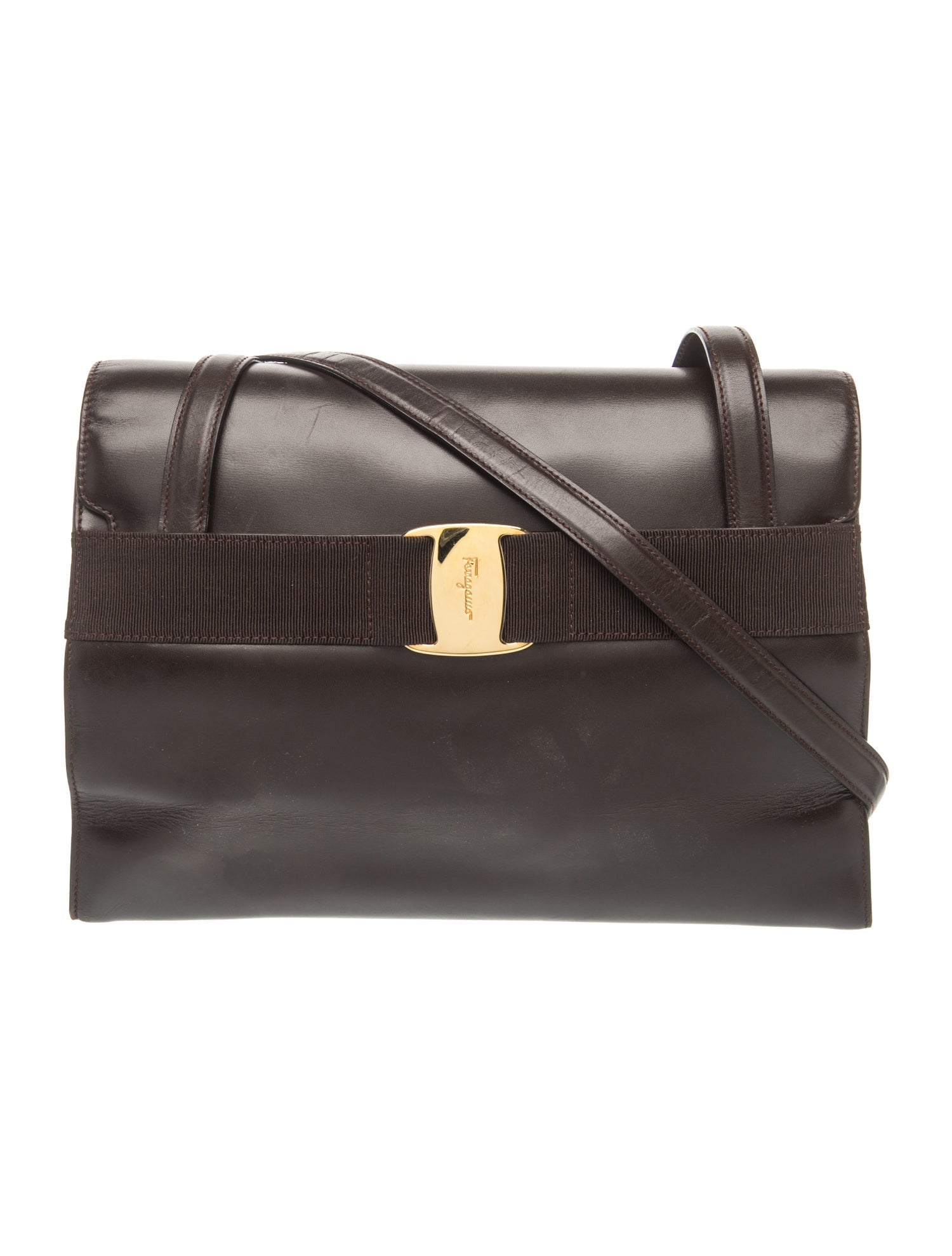 Ferragamo Leather Shoulder Bag