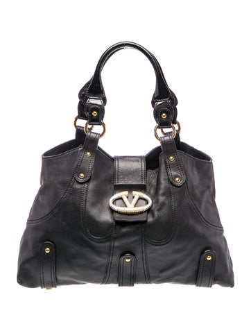 Leather Top Handle Bag