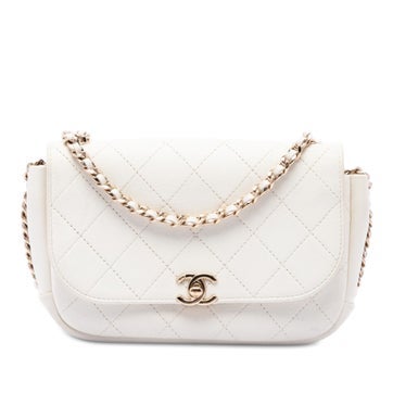 CC Quilted Goatskin Casual Trip Flap