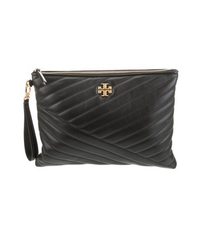 Tory Burch Burch Leather Clutch W Tags