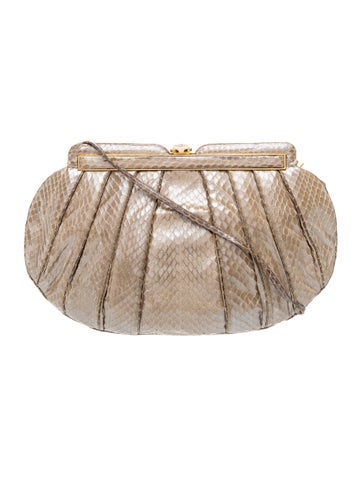 Judith Leiber Snakeskin Crossbody Bag