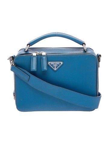 Enameled Metal Triangle Top Handle Bag