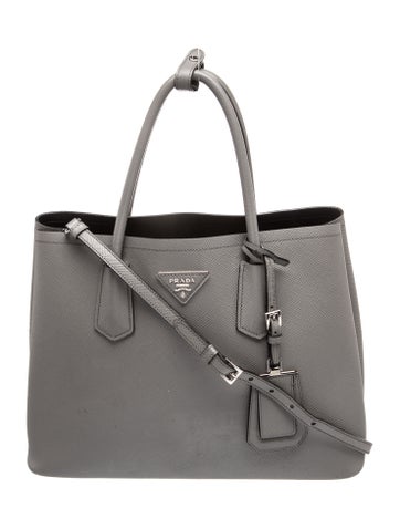 Saffiano Leather Galleria Double Zip Medium