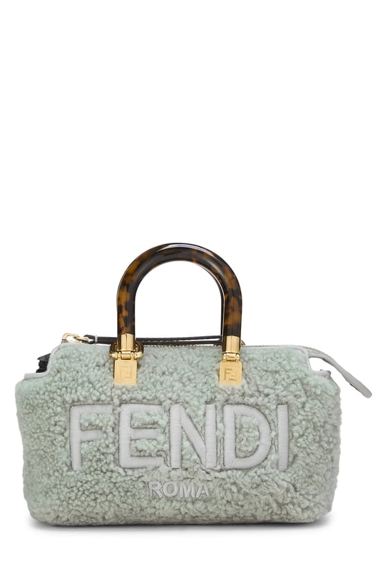 Fendi Green Shearling By The Way Mini