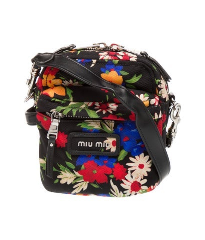 Miu Miu Miu Canvas Crossbody Bag