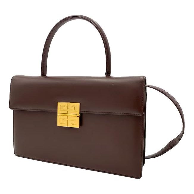 4G leather handbag