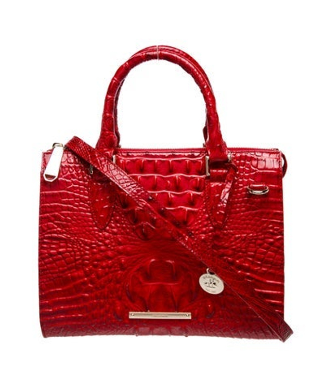 Brahmin Embossed Leather Shoulder Bag