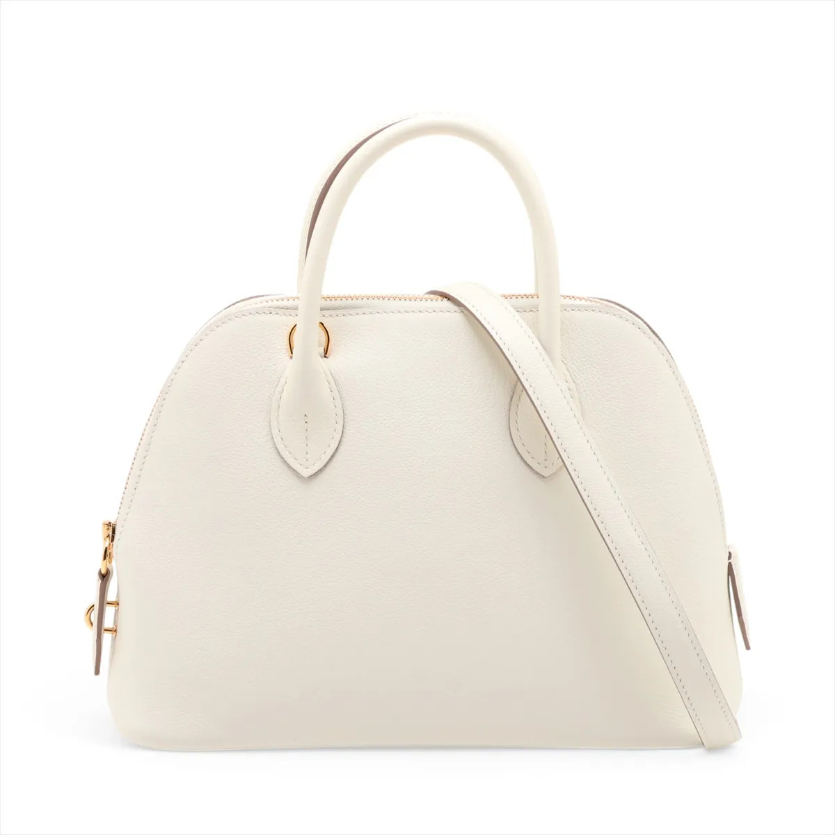 Hermès Bolide 1923 25 Verso Evercolor Mushrooms x biscuits Gold Metal Fittings U