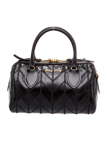 Leather Top Handle Bag