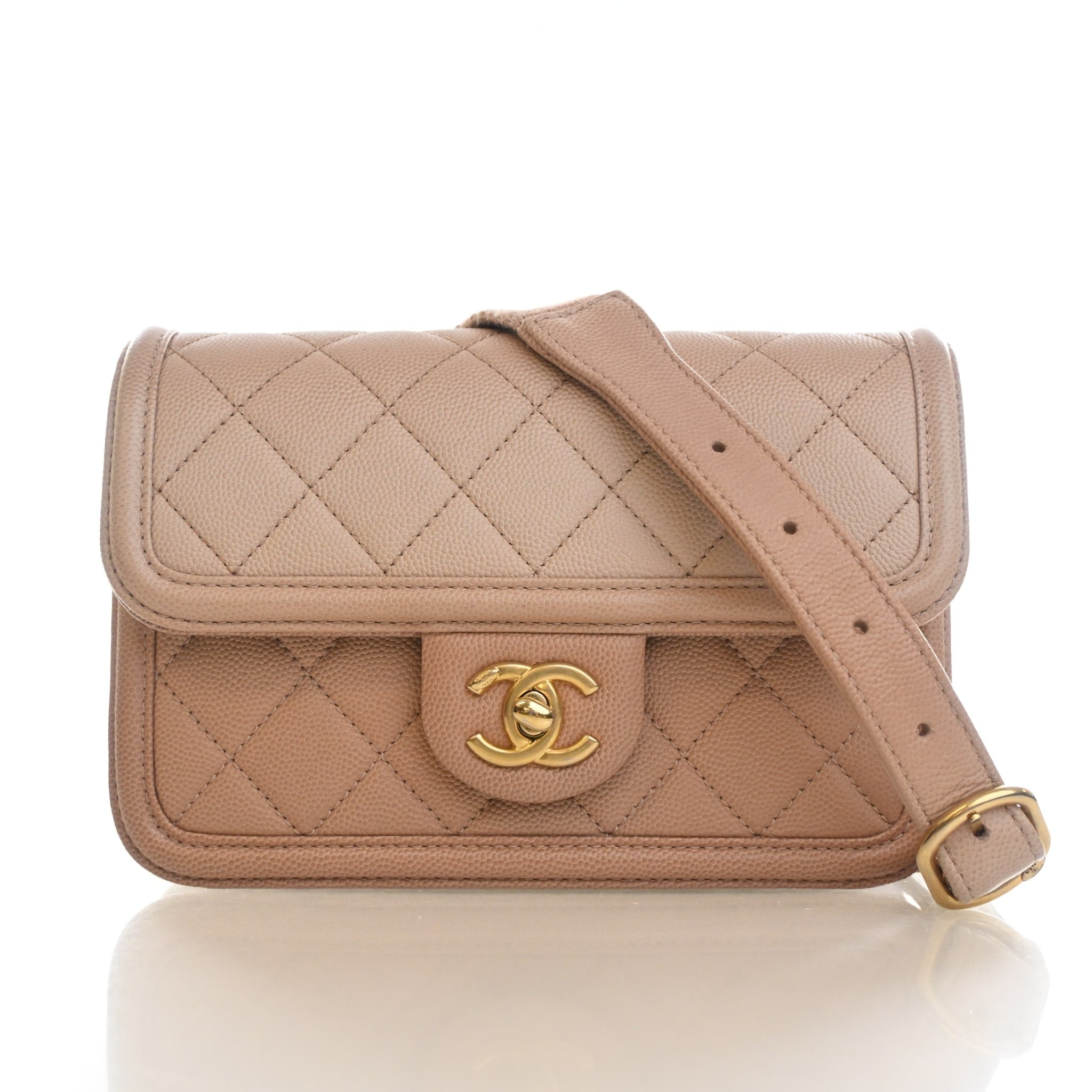Chanel Caviar Sunset On The Sea Waist Bag