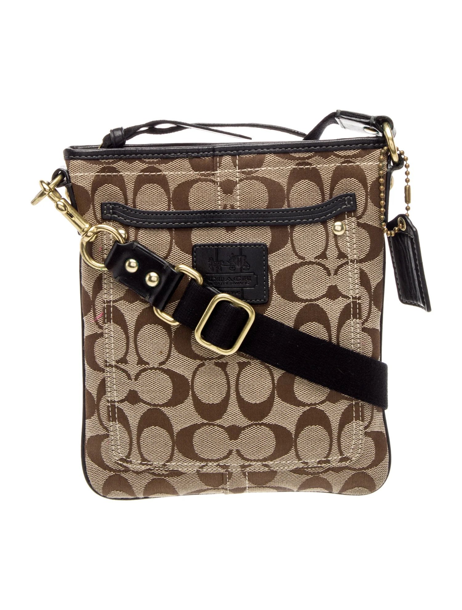 Canvas Signature Swingpack Crossbody Bag Small
