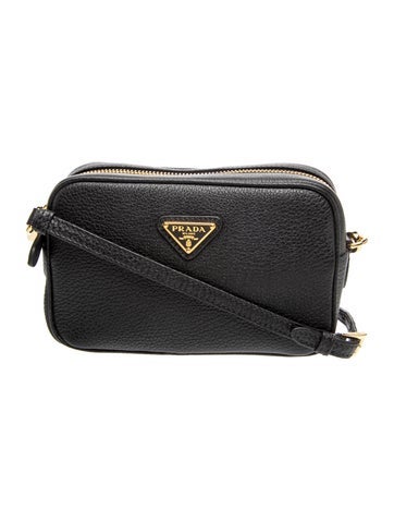 Vitello Daino Leather Crossbody Bag