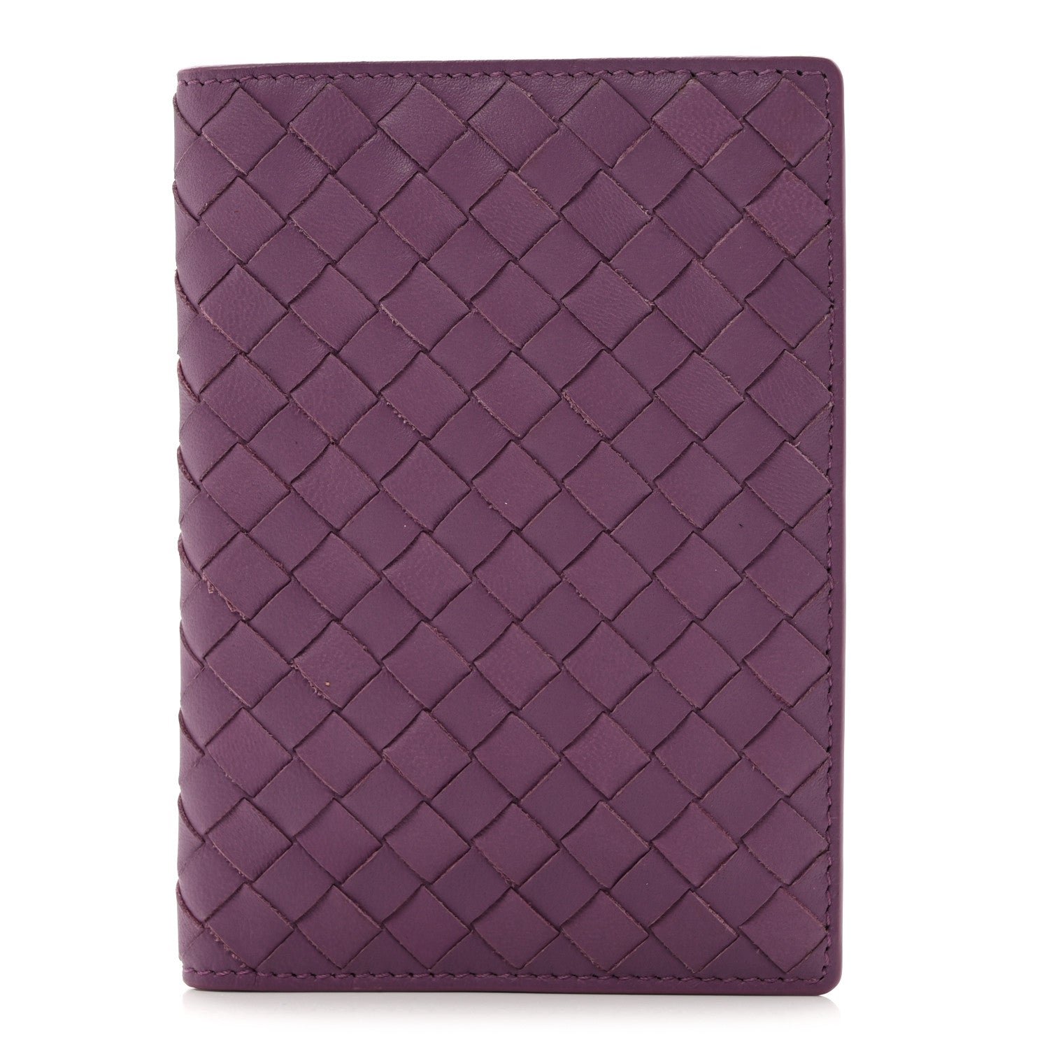 Bottega Veneta Nappa Intrecciato Passport Case Corot